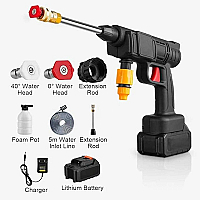 Rechargeable Portable High Pressure Washing Pump